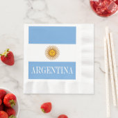 Serviette En Papier Drapeau argentin Bandera De Argentina (En situation)