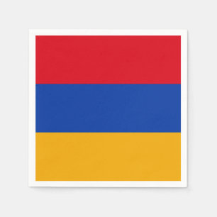 Serviette En Papier Drapeau arménien patriotique