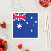 Serviette En Papier Drapeau Australie (En situation)
