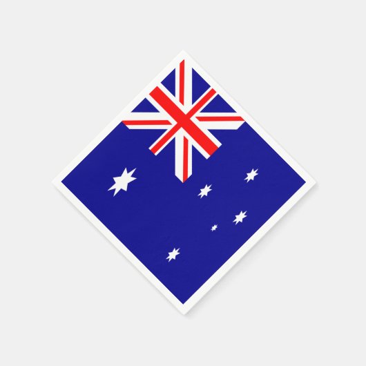 Serviette En Papier Drapeau Australie (Coin)