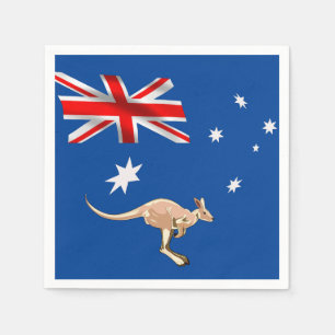 Serviette En Papier Drapeau australien