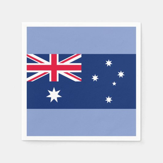 Serviette En Papier Drapeau australien (Devant)