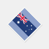 Serviette En Papier Drapeau australien (Coin)