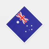 Serviette En Papier Drapeau australien patriotique (Coin)