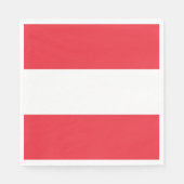 Serviette En Papier Drapeau autrichien (Autriche) (Devant)