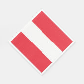Serviette En Papier Drapeau autrichien (Autriche) (Coin)
