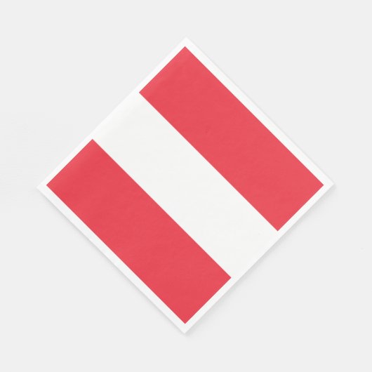 Serviette En Papier Drapeau autrichien (Autriche) (Coin)
