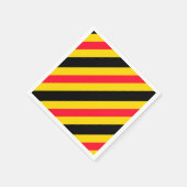 Serviette En Papier Drapeau belge motif (Coin)