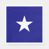 Serviette En Papier Drapeau bleu Bonnie (Devant)