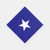 Serviette En Papier Drapeau bleu Bonnie (Coin)