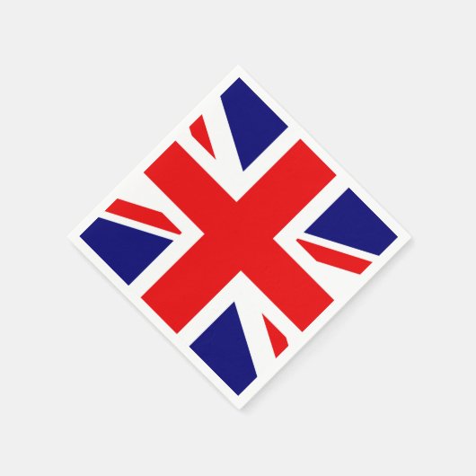 Serviette En Papier Drapeau britannique (Coin)