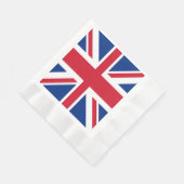Serviette En Papier Drapeau britannique Royal Union Jack (Coin)