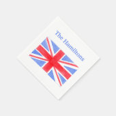 Serviette En Papier Drapeau britannique Union Jack Britannia (Coin)