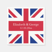Serviette En Papier Drapeau britannique Union Jack Mariage britannique (Devant)