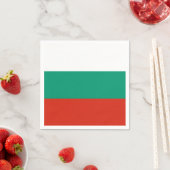 Serviette En Papier Drapeau Bulgarie (En situation)