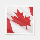 Serviette En Papier Drapeau canadien (Devant)