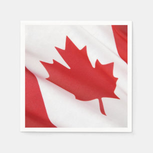 Serviette En Papier Drapeau canadien