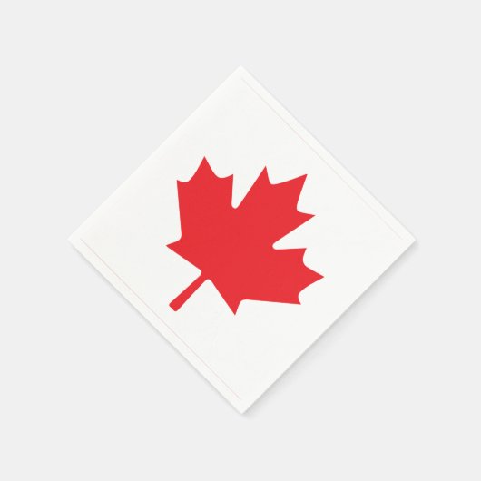 Serviette En Papier Drapeau canadien (Coin)