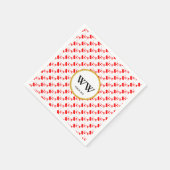 Serviette En Papier Drapeau canadien Mariage Anniversaire Fête du patr (Coin)