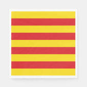 Serviette En Papier Drapeau catalan (Devant)