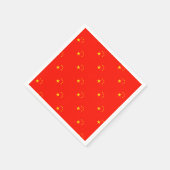 Serviette En Papier Drapeau Chine - Haute qualité (Coin)