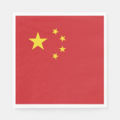 Serviette En Papier Drapeau chinois (Devant)