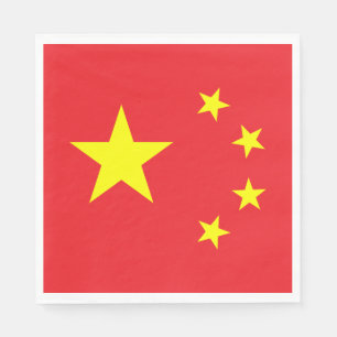 Serviette En Papier Drapeau chinois