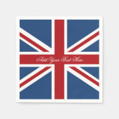 Serviette En Papier Drapeau classique Union Jack UK (Devant)