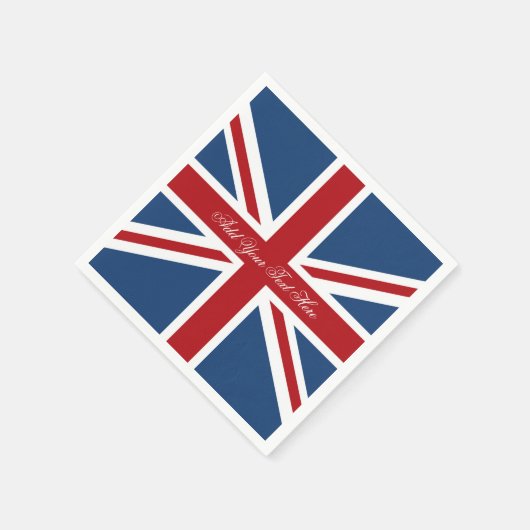 Serviette En Papier Drapeau classique Union Jack UK (Coin)