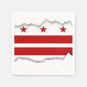 Serviette En Papier Drapeau classique Washington D.C. (Devant)