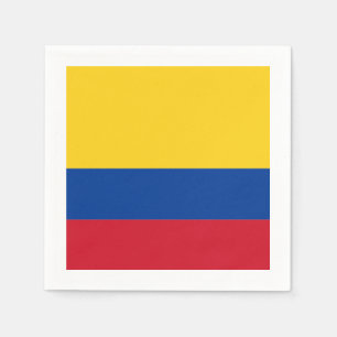 Serviette En Papier Drapeau : Colombie