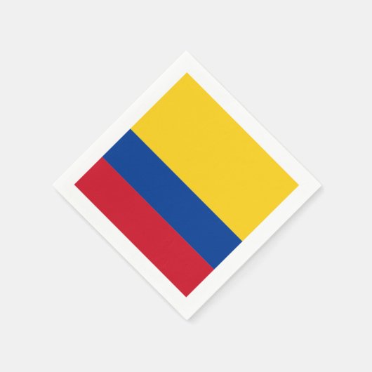 Serviette En Papier Drapeau : Colombie (Coin)