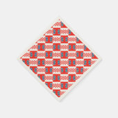 Serviette En Papier Drapeau croate motif (Coin)