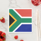 Serviette En Papier Drapeau d'Afrique du Sud (En situation)