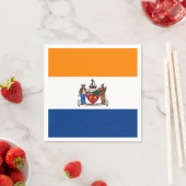 Serviette En Papier Drapeau d'Albany, New York (En situation)