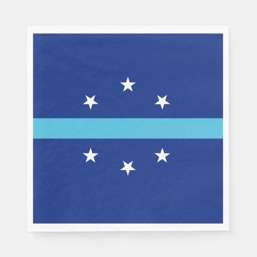 Serviette En Papier Drapeau d'Anaheim (Californie, USA) (Devant)