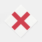 Serviette En Papier Drapeau d'Angleterre (Coin)