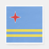 Serviette En Papier Drapeau d'Aruba (Devant)