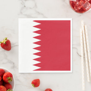 Serviette En Papier Drapeau de Bahreïn
