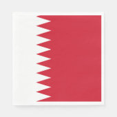 Serviette En Papier Drapeau de Bahreïn (Devant)