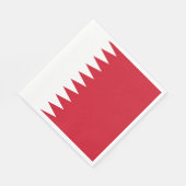 Serviette En Papier Drapeau de Bahreïn (Coin)