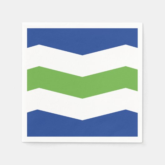 Serviette En Papier Drapeau de Burlington, Vermont (Devant)