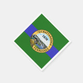 Serviette En Papier Drapeau de Chattanooga, Tennessee (Coin)