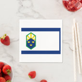 Serviette En Papier Drapeau de Colorado Springs, Colorado (En situation)