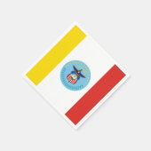 Serviette En Papier Drapeau de Columbus, Ohio Papier serviettes (Coin)