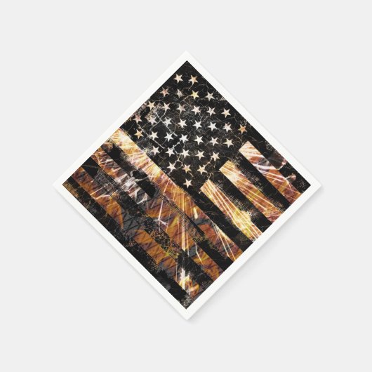 Serviette En Papier Drapeau de construction industrielle (Coin)