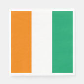 Serviette En Papier Drapeau de Côte d'Ivoire (Devant)