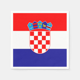 Serviette En Papier Drapeau de Croatie Papier serviettes