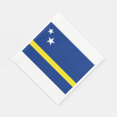 Serviette En Papier Drapeau de Curaçao (Coin)