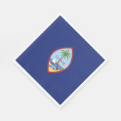 Serviette En Papier Drapeau de Guam (Coin)